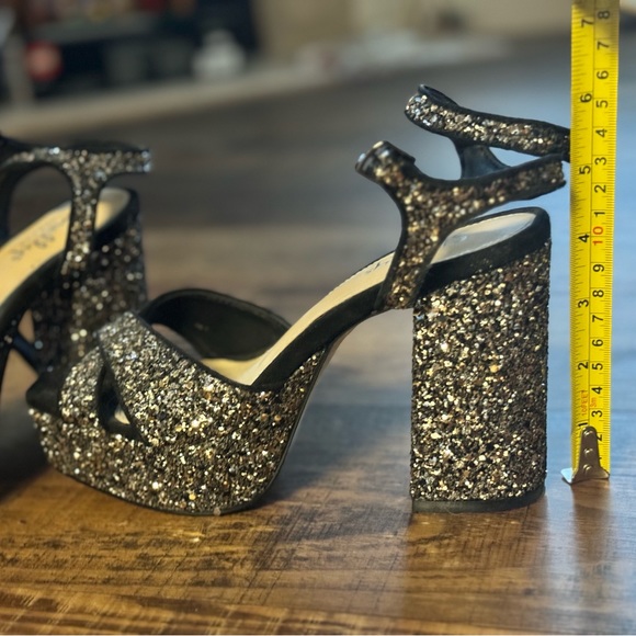 Suede & glitter disco shoes - Picture 2 of 4